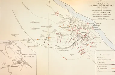 Plano da Batalha de CawnPoor, 1883